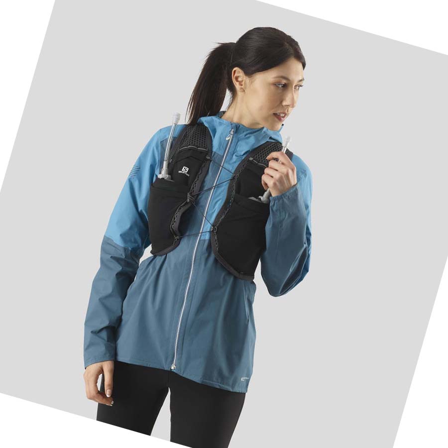 Salomon ACTIVE SKIN 8 Running Packs Dame Svarte | NO3347JPQ