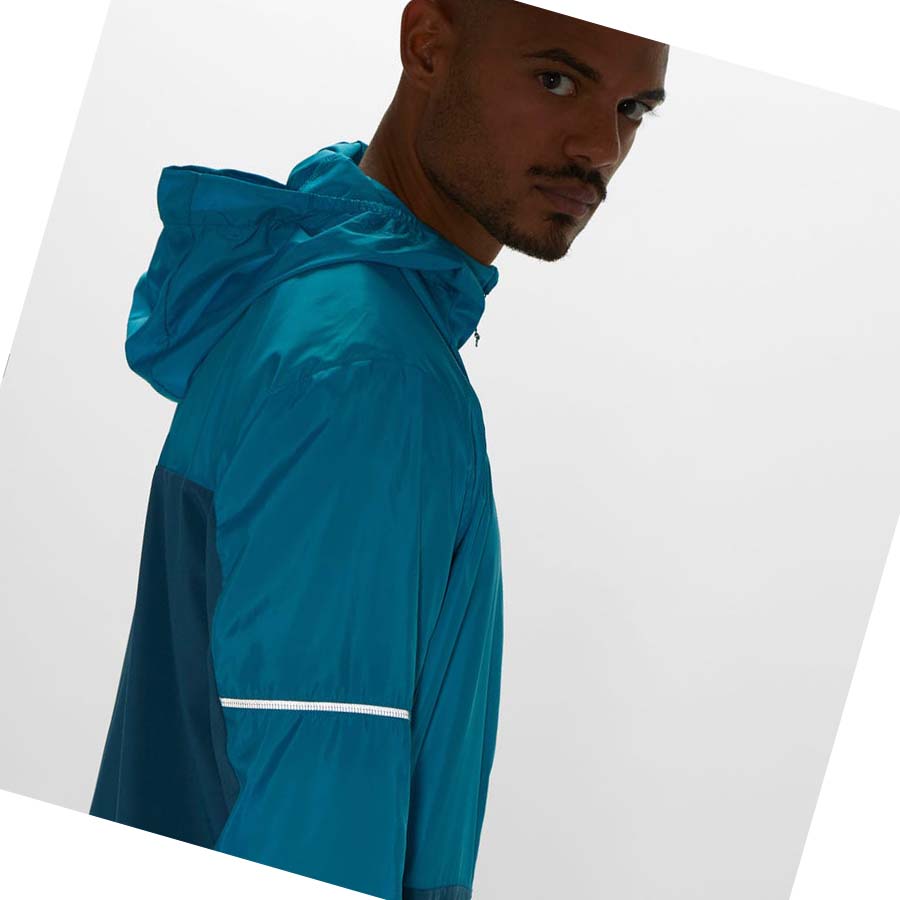 Salomon AGILE WIND WINDBREAKERS Jakke Herre Blå | NO2359KOR