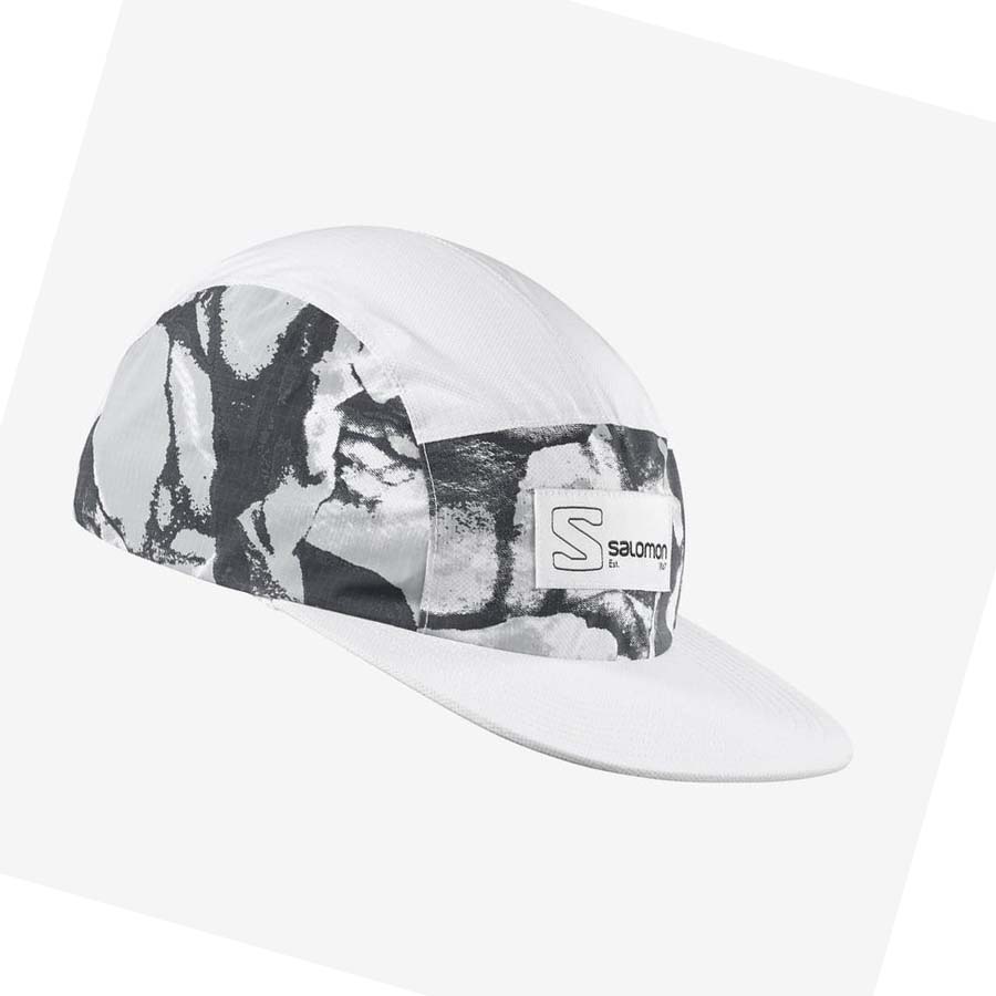 Salomon BONATTI WATERPROOF FIVE PANEL Hatt Dame Hvite | NO3455XYU