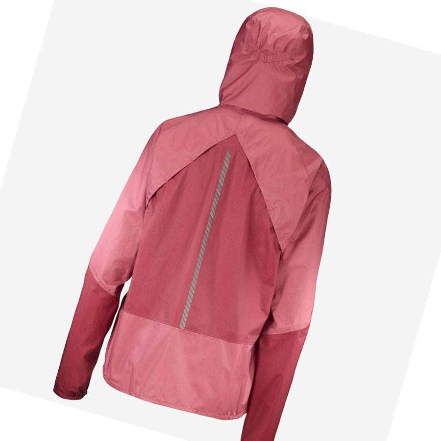 Salomon BONATTI WATERPROOF Jakke Dame Rød | NO3153DFM