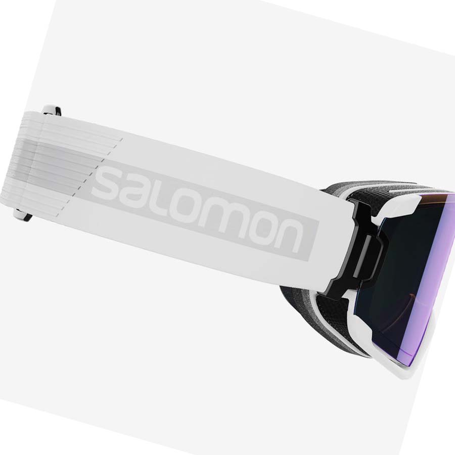 Salomon COSMIC PHOTOCHROMIC Beskyttelsesbriller Herre Hvite | NO2705MQZ