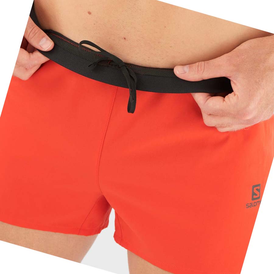 Salomon CROSS 3'' Shorts Herre Oransje | NO2451YXF