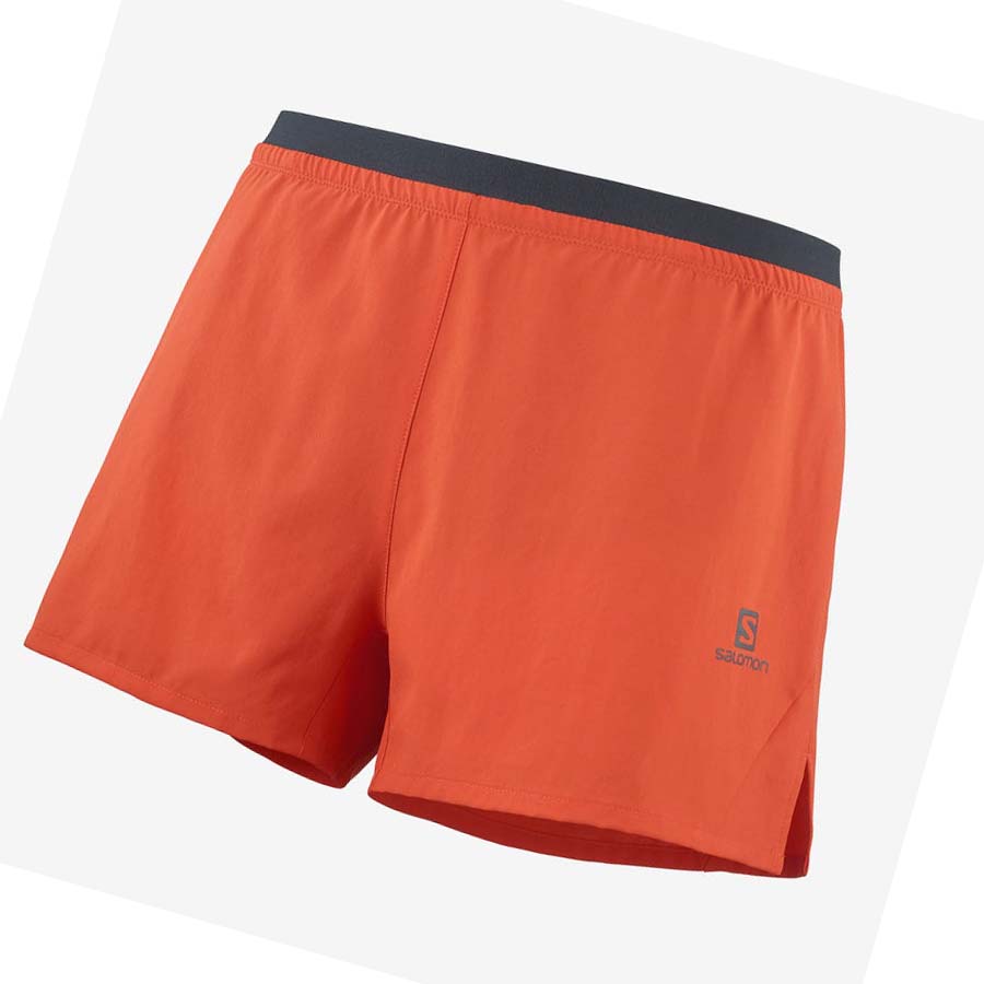 Salomon CROSS 3\'\' Shorts Herre Oransje | NO2451YXF