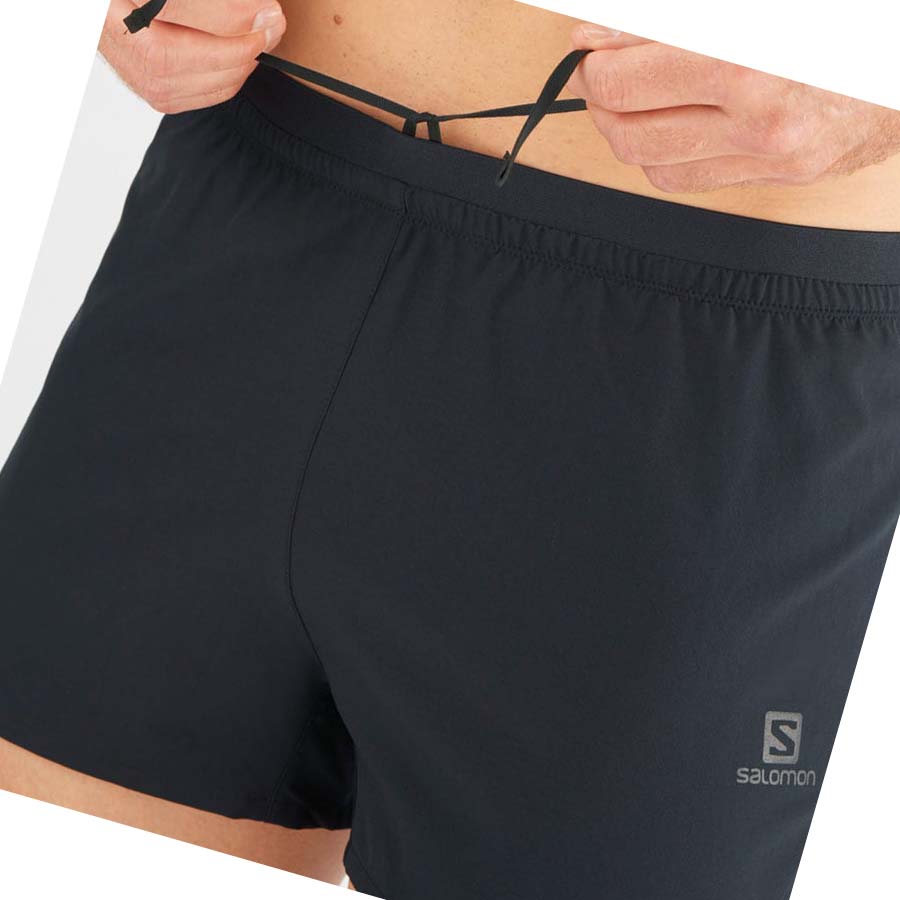 Salomon CROSS 3'' Shorts Herre Svarte | NO2449RVD