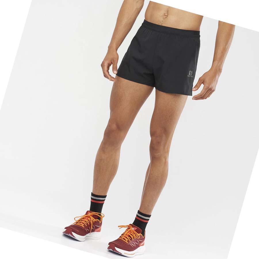 Salomon CROSS 3'' Shorts Herre Svarte | NO2449RVD