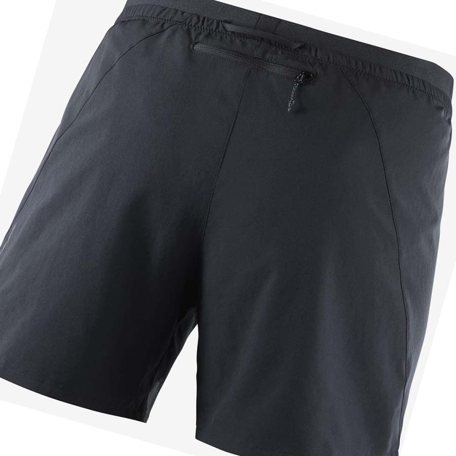 Salomon CROSS 5'' Shorts Dame Svarte | NO3280EBC