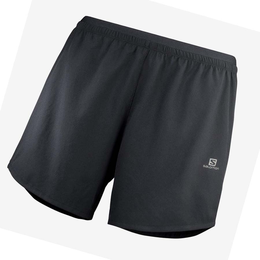 Salomon CROSS 5\'\' Shorts Dame Svarte | NO3280EBC