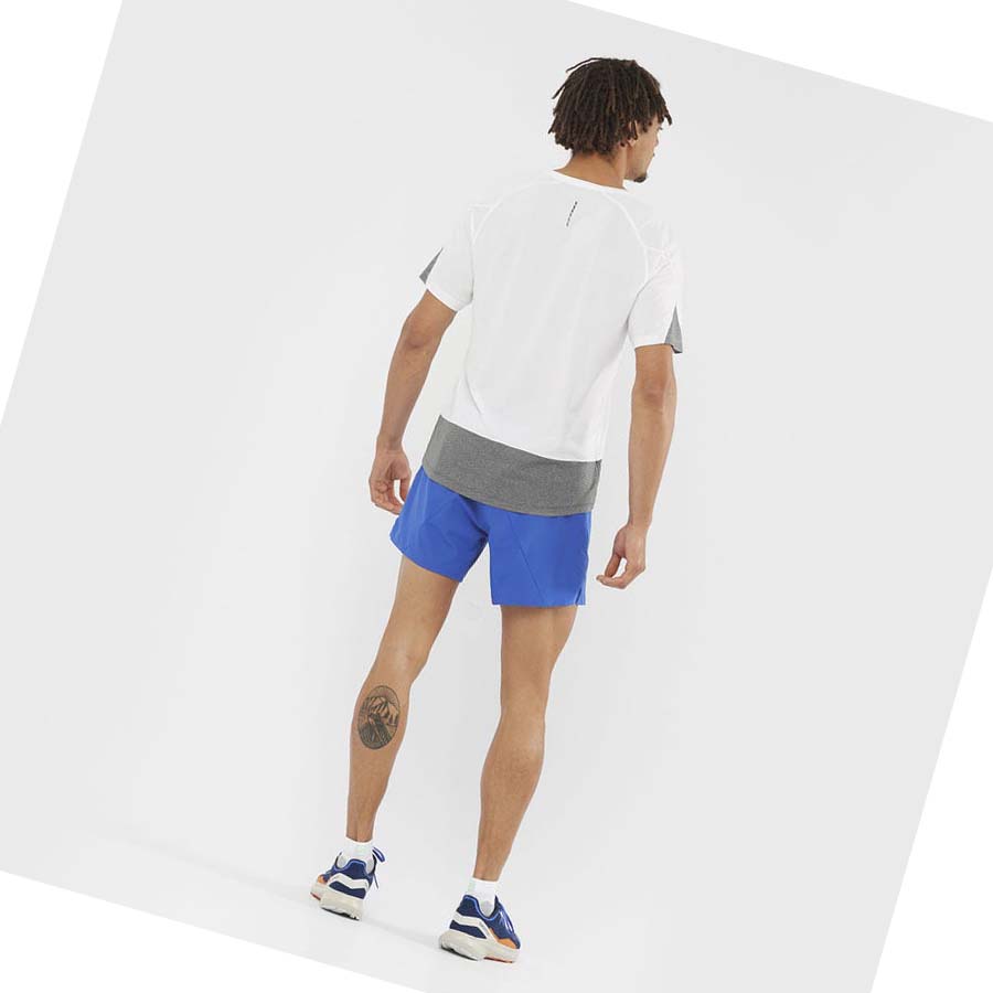 Salomon CROSS 5'' Shorts Herre Blå | NO2458SGL