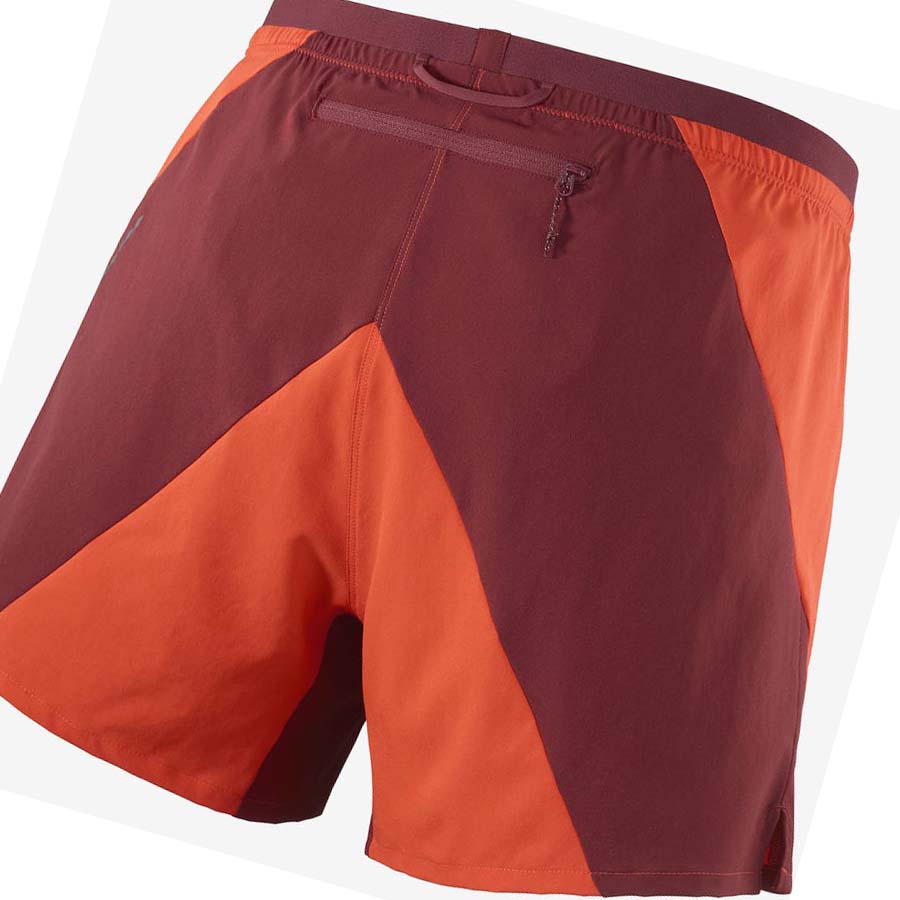 Salomon CROSS 5'' Shorts Herre Oransje | NO2456AHK