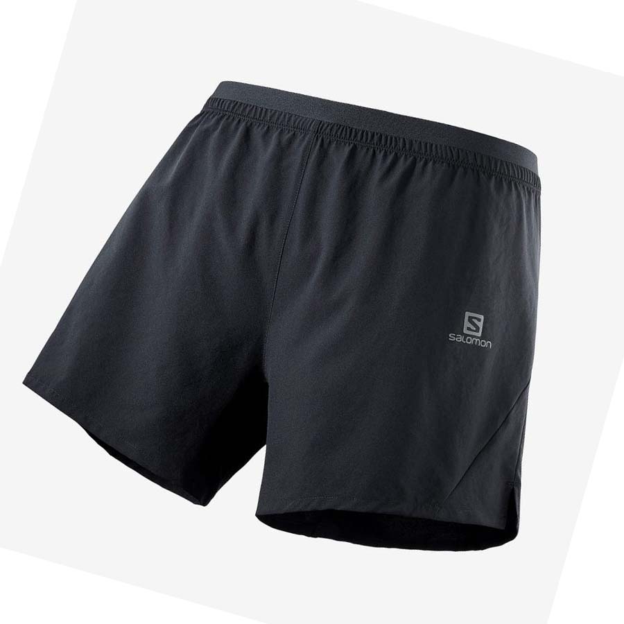 Salomon CROSS 5\'\' Shorts Herre Svarte | NO2455PJJ