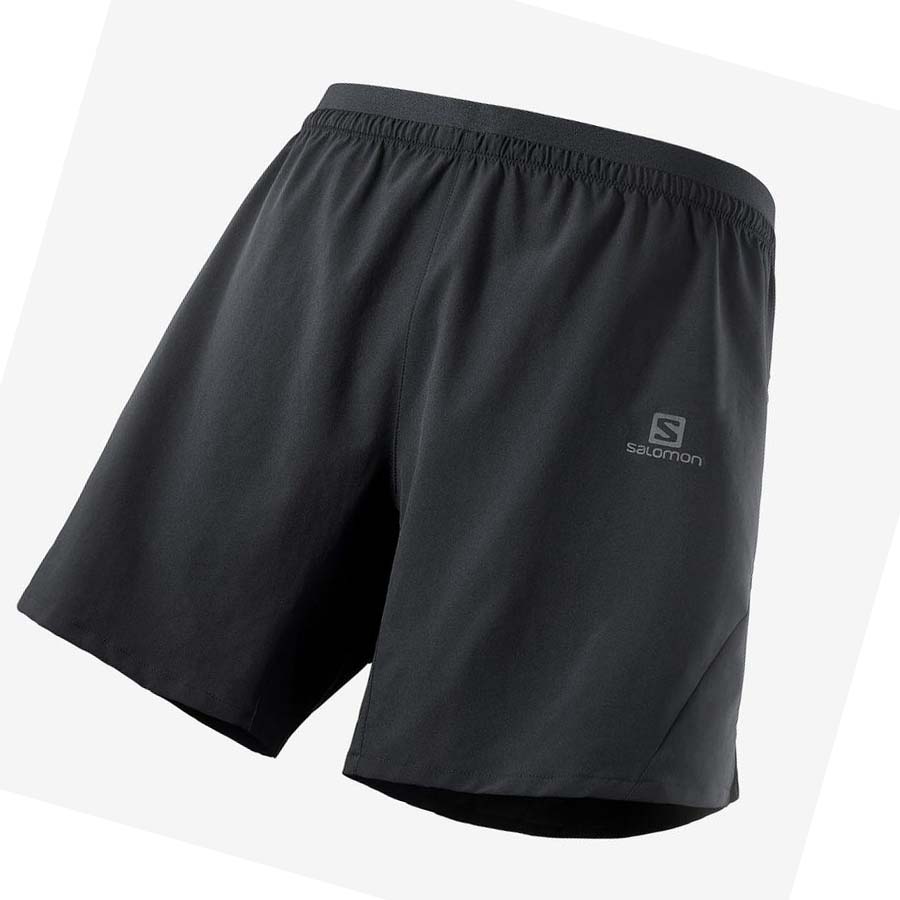 Salomon CROSS 7\'\' NO LINER Shorts Herre Svarte | NO2453ILH