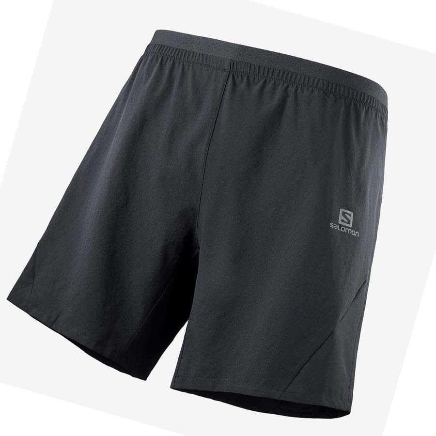 Salomon CROSS 7\'\' Shorts Herre Svarte | NO2462HAP