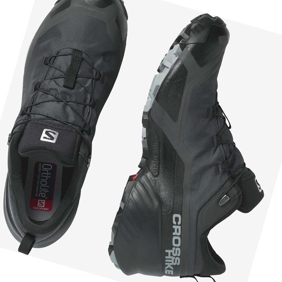 Salomon CROSS HIKE GORE-TEX Fjellsko Herre Svarte | NO2016RVD