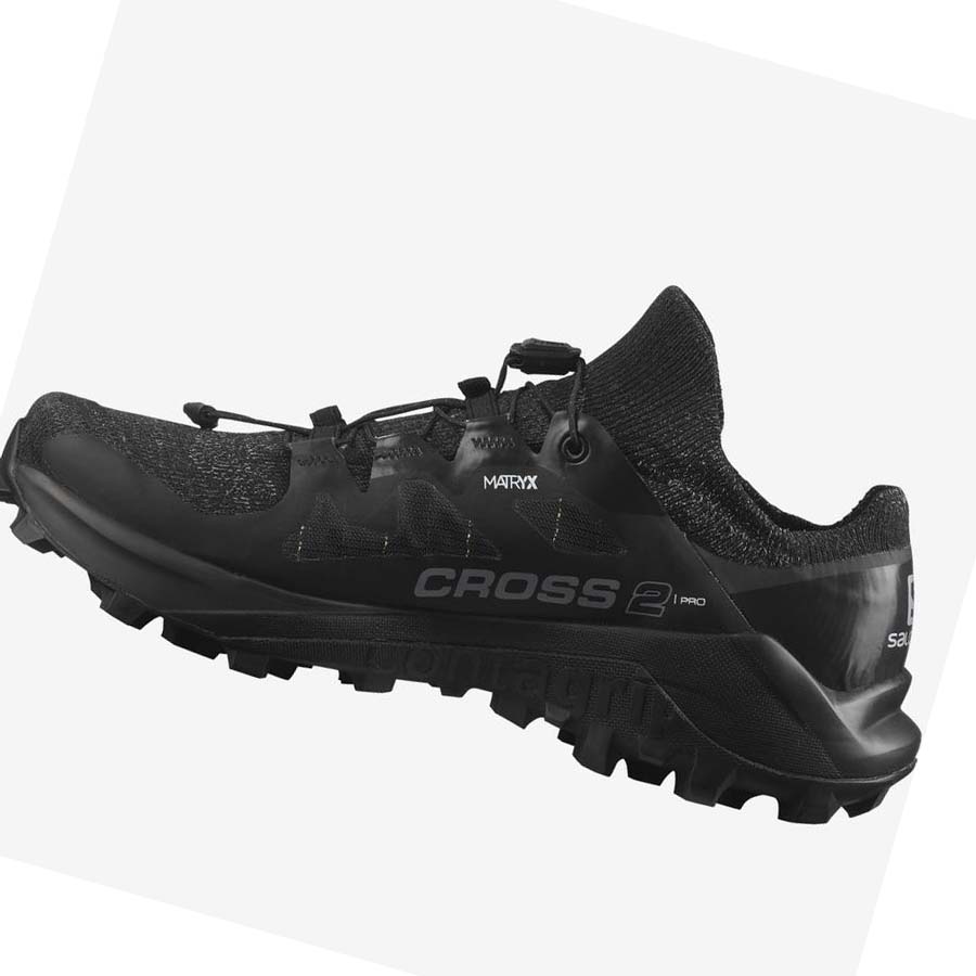 Salomon CROSS PRO 2 Trail Løpesko Dame Svarte | NO2850GSO