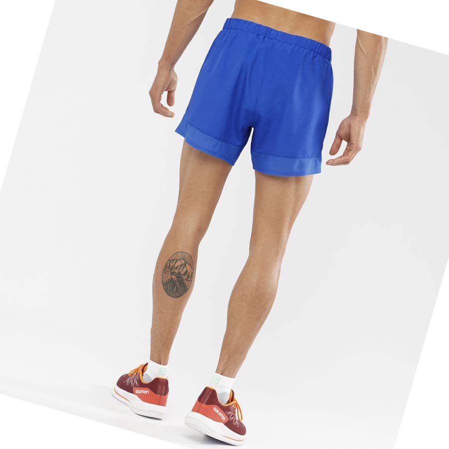 Salomon CROSS REBEL 5'' Shorts Herre Blå | NO2448EBC