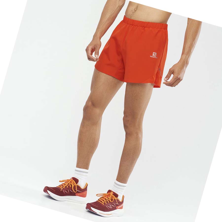 Salomon CROSS REBEL 5'' Shorts Herre Oransje | NO2446QMA