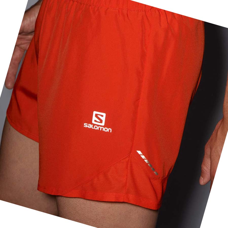 Salomon CROSS REBEL 5'' Shorts Herre Oransje | NO2446QMA