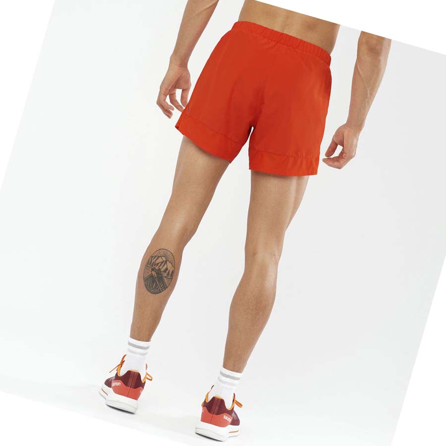 Salomon CROSS REBEL 5'' Shorts Herre Oransje | NO2446QMA