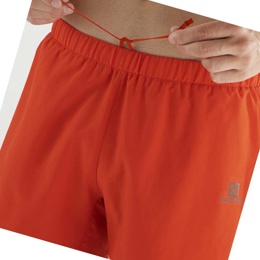 Salomon CROSS REBEL 5'' Shorts Herre Oransje | NO2446QMA