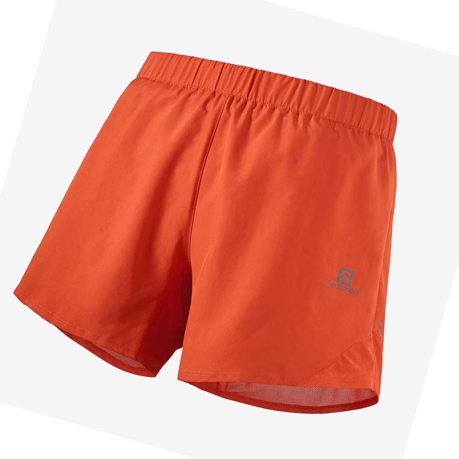 Salomon CROSS REBEL 5\'\' Shorts Herre Oransje | NO2446QMA