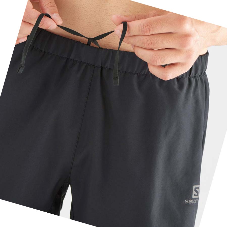 Salomon CROSS REBEL 5'' Shorts Herre Svarte | NO2447WNB