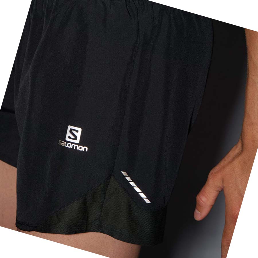 Salomon CROSS REBEL 5'' Shorts Herre Svarte | NO2447WNB