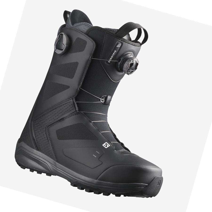 Salomon DIALOGUE DUAL BOA WIDE JP Skistøvler Herre Svarte | NO2762TCE