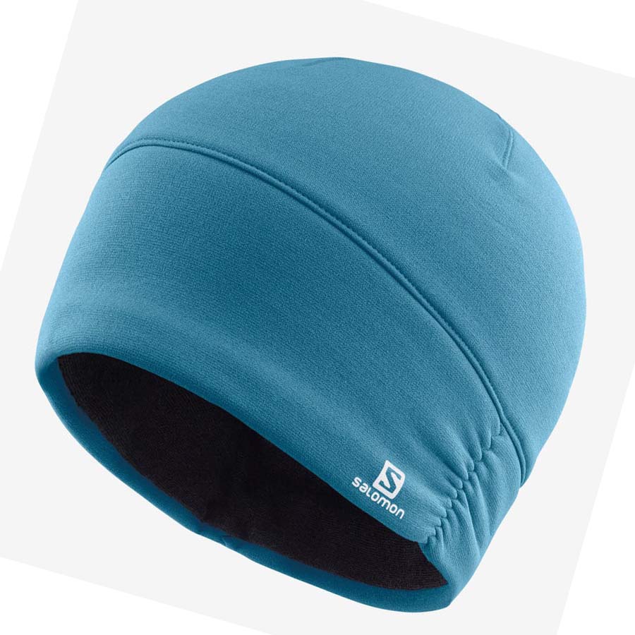 Salomon ELEVATE WARM Hatt Dame Blå | NO3439YXF