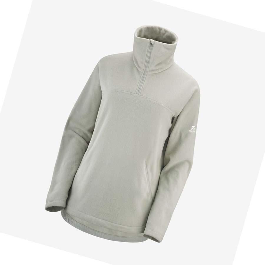 Salomon ESSENTIAL COSY FLEECE Hettegensere Dame Hvite | NO3108DFM