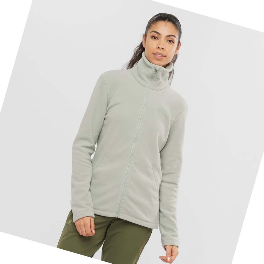 Salomon ESSENTIAL COSY FLEECE Hettegensere Dame Beige | NO3112JPQ