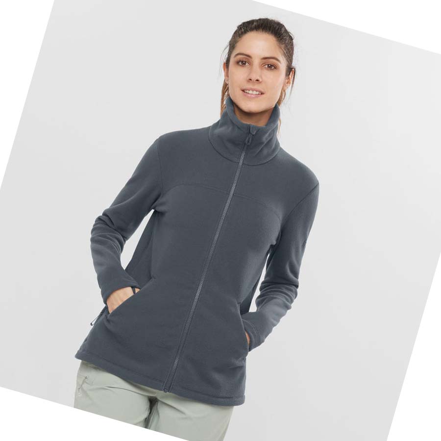 Salomon ESSENTIAL COSY FLEECE Hettegensere Dame Svarte | NO3113KOR