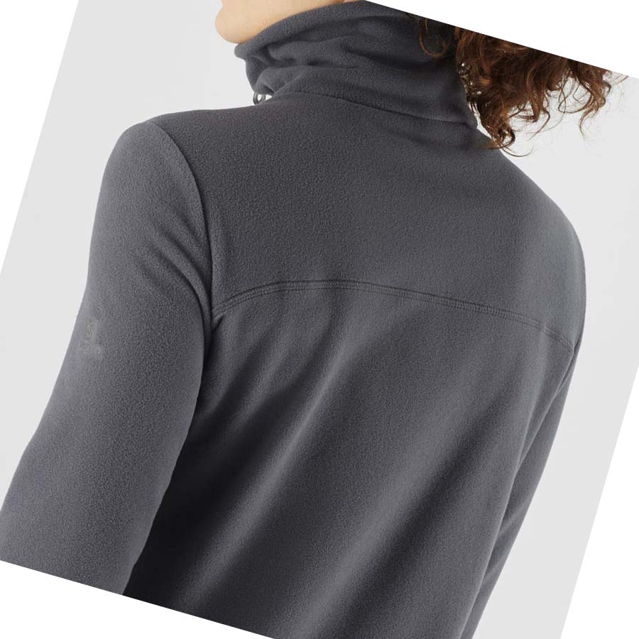 Salomon ESSENTIAL COSY FLEECE Hettegensere Dame Svarte | NO3113KOR