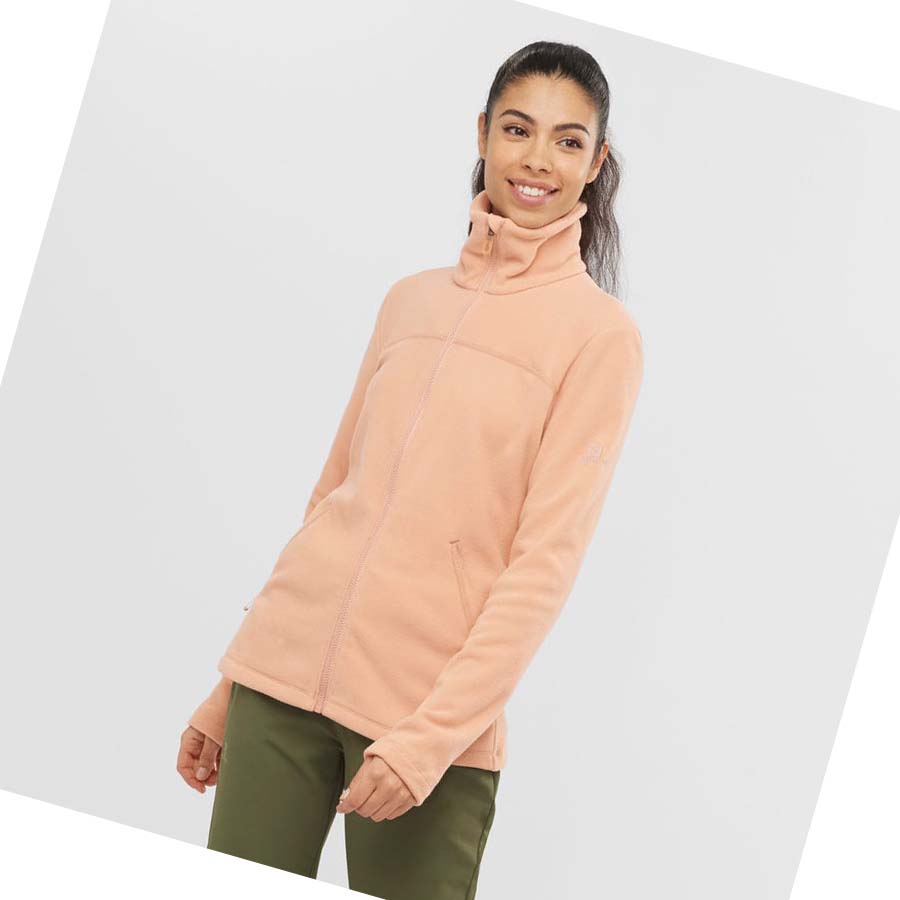 Salomon ESSENTIAL COSY FLEECE Hettegensere Dame Rosa | NO3114LIS