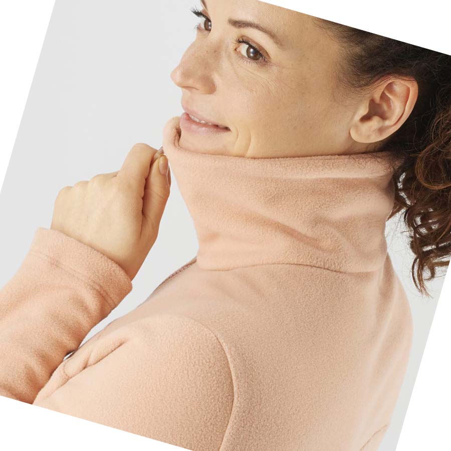 Salomon ESSENTIAL COSY FLEECE Hettegensere Dame Rosa | NO3114LIS