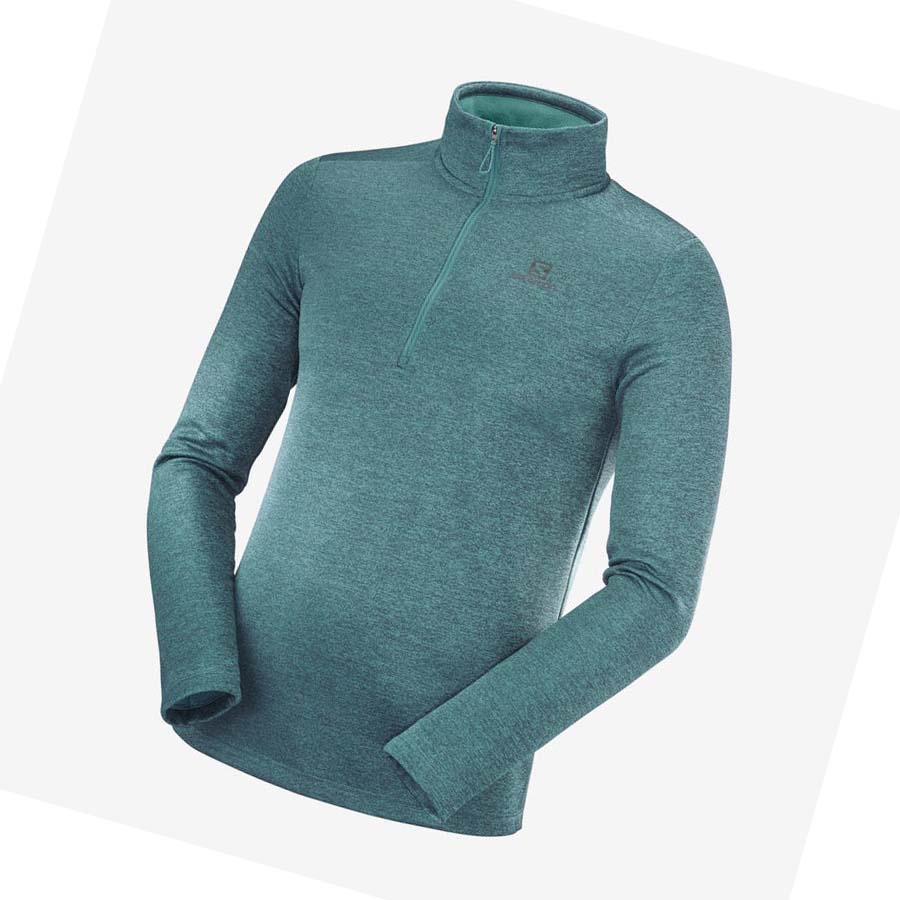 Salomon ESSENTIAL LIGHTWARM SEAMLESS Hettegensere Herre Grønn | NO2417VRW