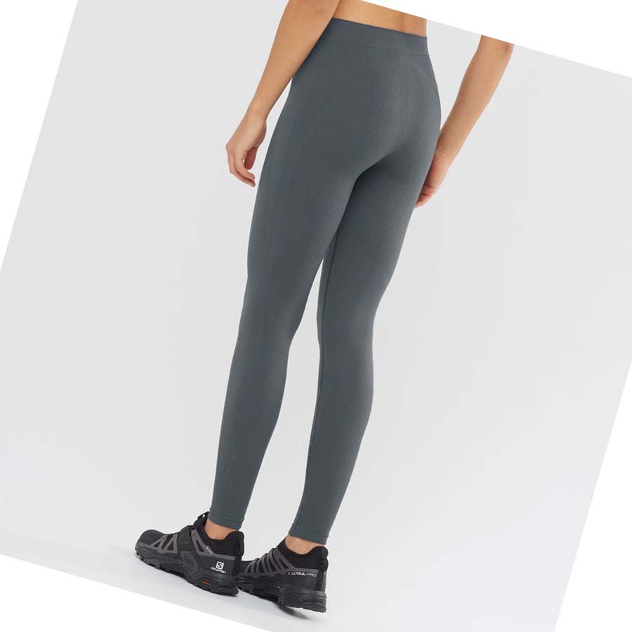 Salomon ESSENTIAL SEAMLESS Bukse Dame Svarte | NO3248CTV