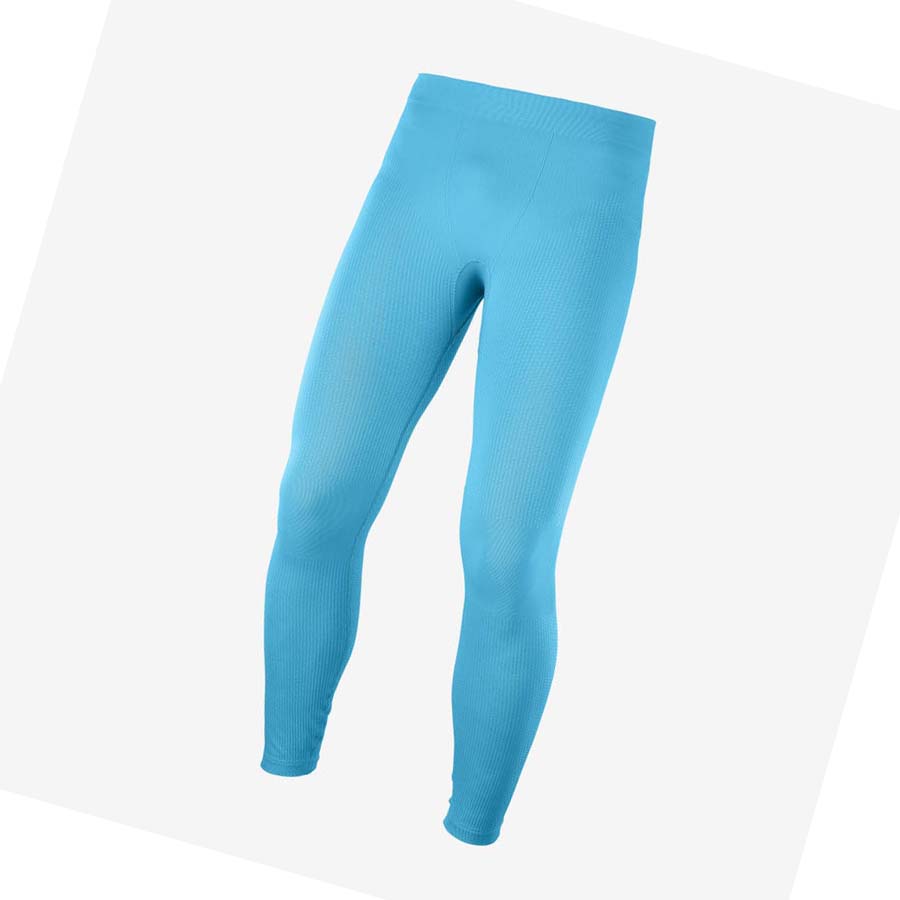 Salomon ESSENTIAL SEAMLESS Bukse Herre Blå | NO2433FDN