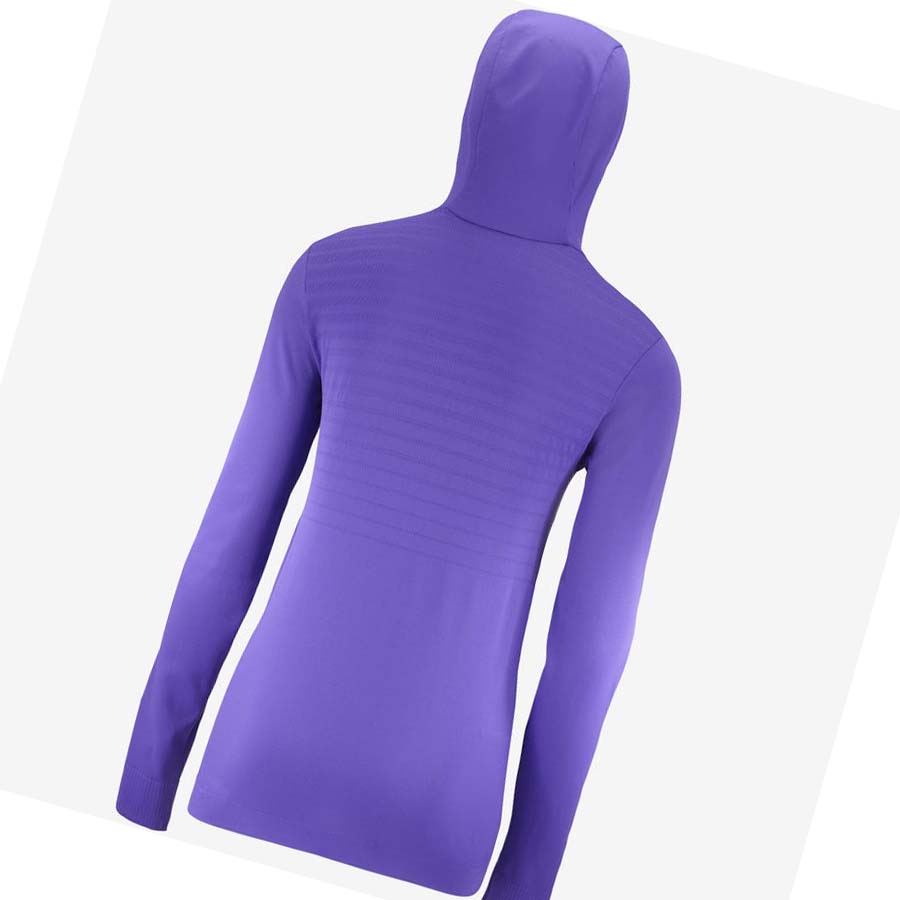 Salomon ESSENTIAL SEAMLESS Hettegensere Dame Lilla | NO3094BEX