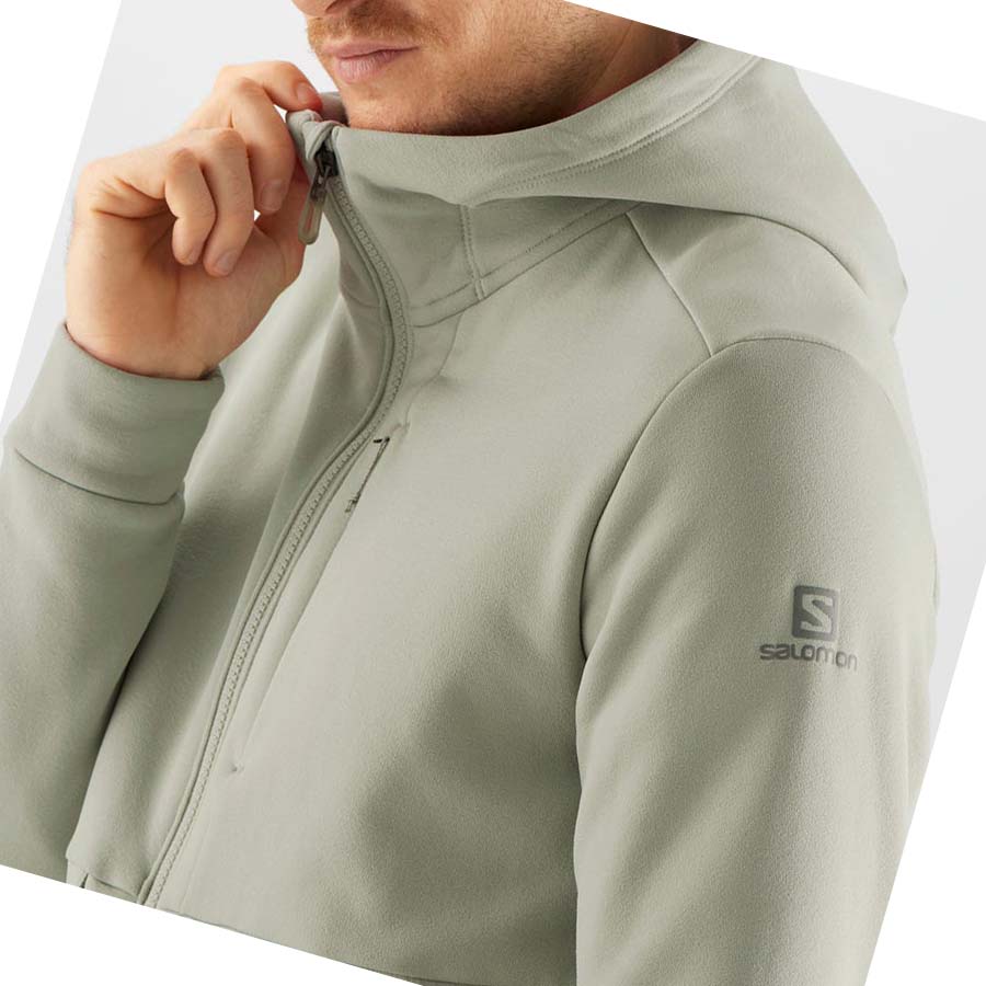 Salomon ESSENTIAL WARM FLEECE Hettegensere Herre Beige | NO2429JPQ