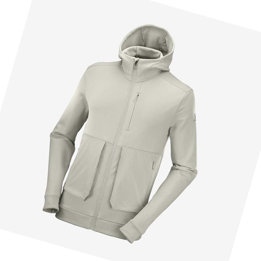 Salomon ESSENTIAL WARM FLEECE Hettegensere Herre Beige | NO2429JPQ