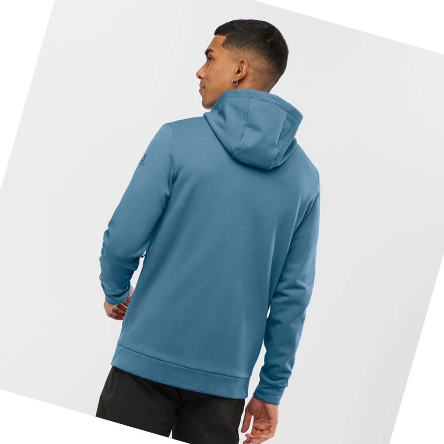 Salomon ESSENTIAL WARM FLEECE Hettegensere Herre Blå | NO2430AHK