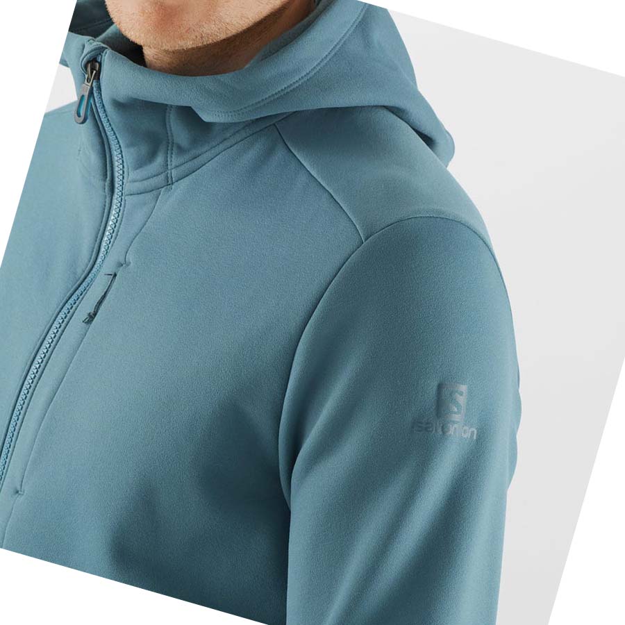 Salomon ESSENTIAL WARM FLEECE Hettegensere Herre Blå | NO2430AHK