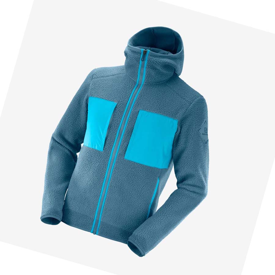 Salomon ESSENTIAL WARM TEDDY Hettegensere Herre Blå | NO2412KOR