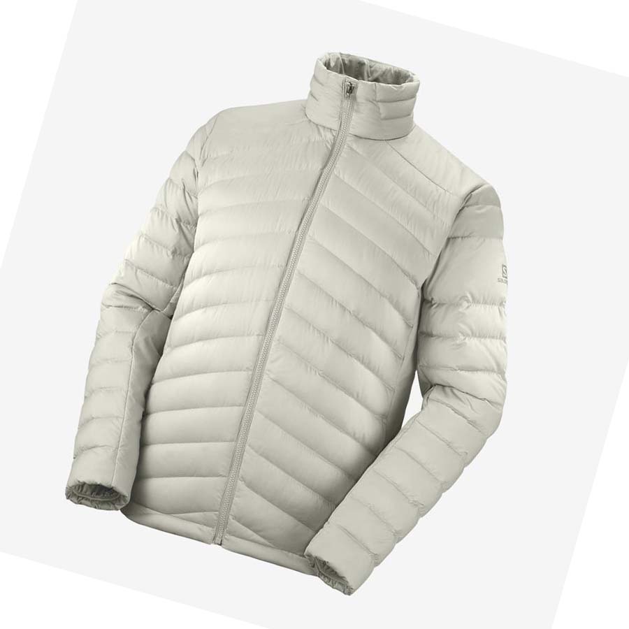 Salomon ESSENTIAL XWARM DOWN INSULATED Jakke Herre Grå | NO2318CTV