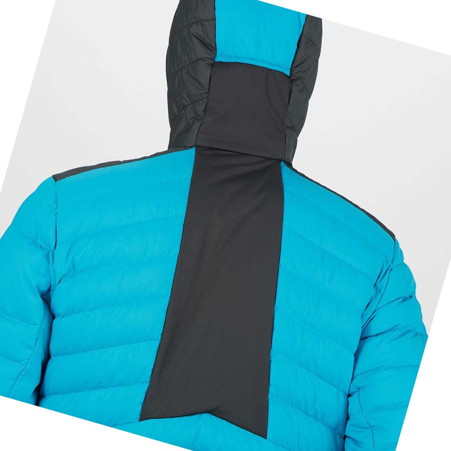 Salomon ESSENTIAL XWARM DOWN INSULATED Jakke Herre Blå | NO2323QMA