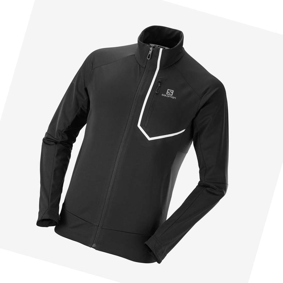 Salomon GORE-TEX INFINIUM™ WINDSTOPPER® PRO Jakke Herre Svarte | NO2364VRW