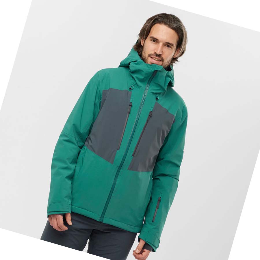 Salomon HIGHLAND INSULATED Jakke Herre Grønn | NO2330ILH