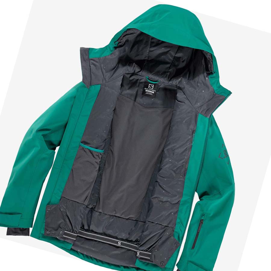 Salomon HIGHLAND INSULATED Jakke Herre Grønn | NO2330ILH