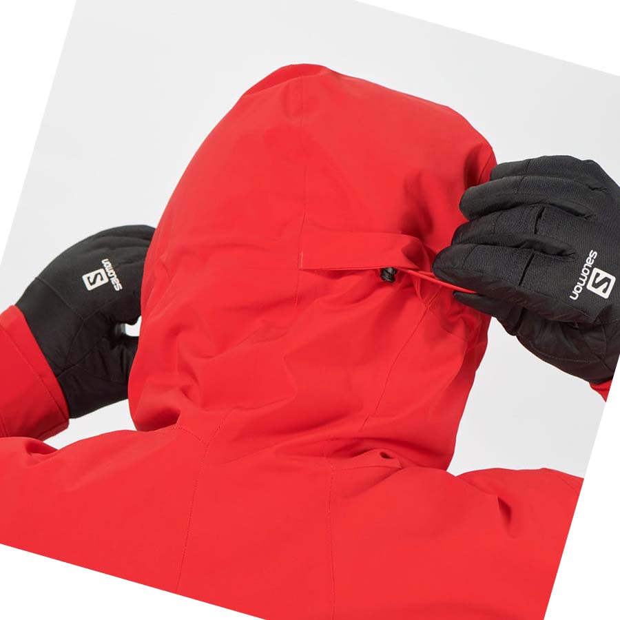 Salomon HIGHLAND INSULATED Jakke Herre Rød | NO2331OKI