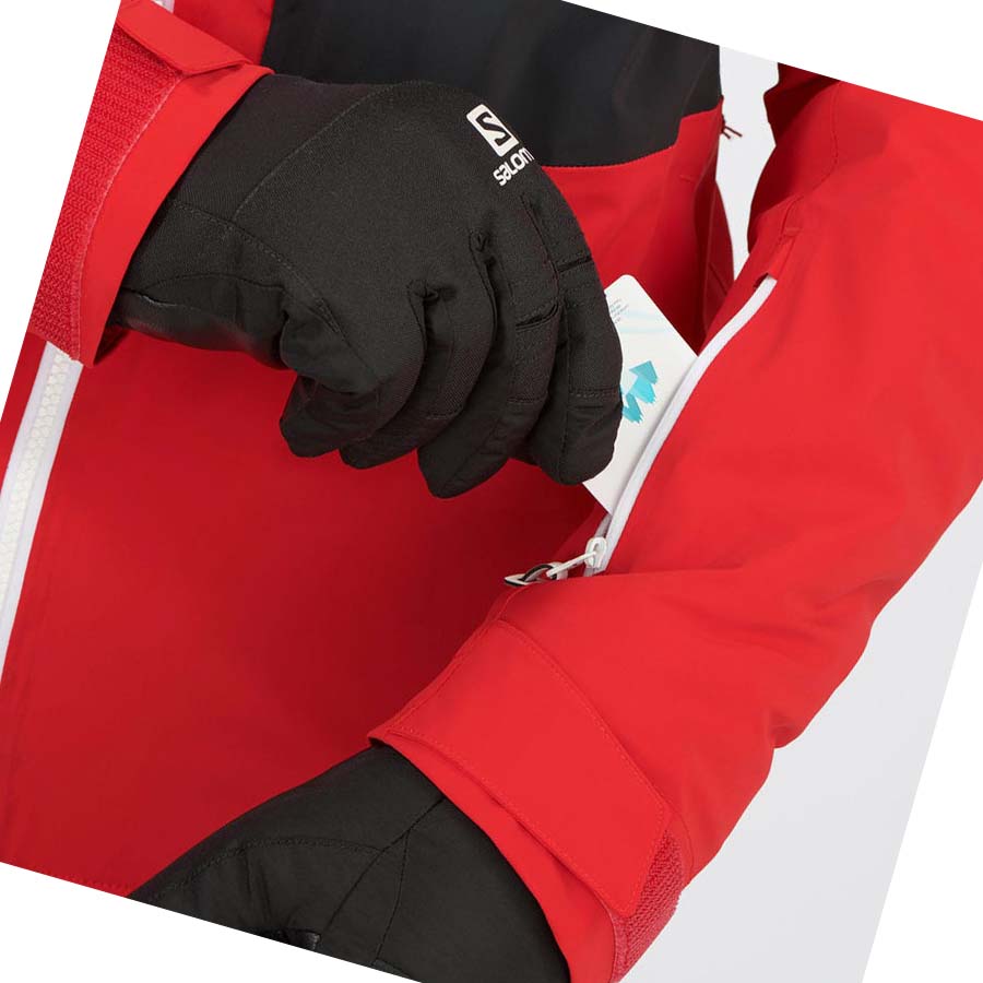 Salomon HIGHLAND INSULATED Jakke Herre Rød | NO2331OKI